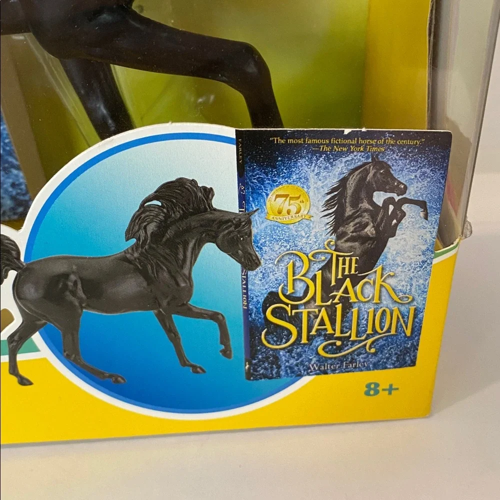 NIOB Breyer Black Stallion Collectible Horse & Book Set - Black